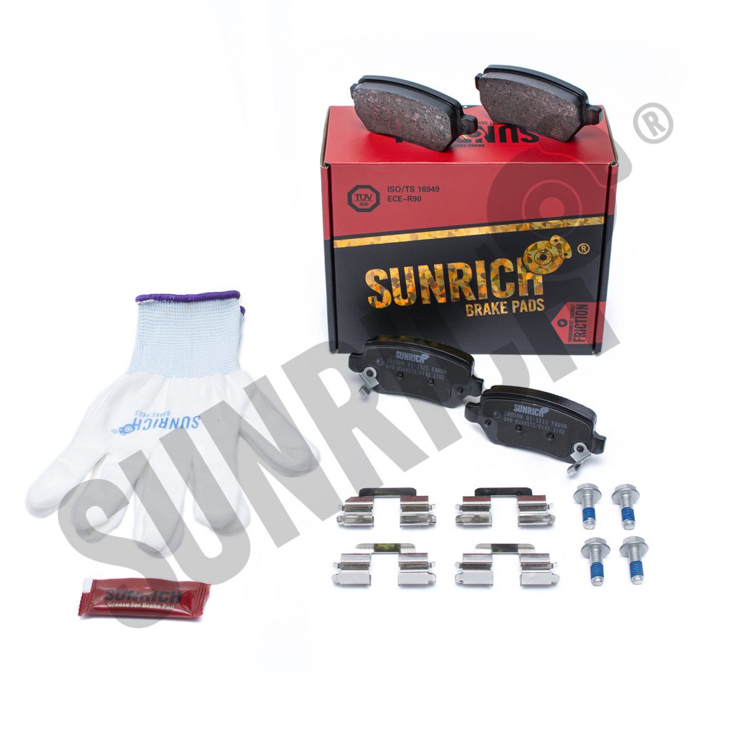 KLOCKI HAMULCOWE SUNRICH TYŁ SR0508.01-1515