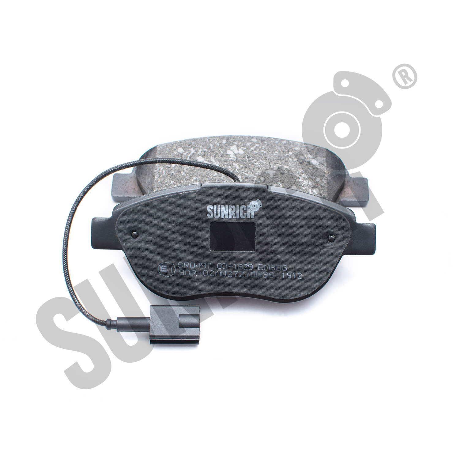 KLOCKI HAMULCOWE SUNRICH PRZÓD SR0497.03-1829 - obrazek 3