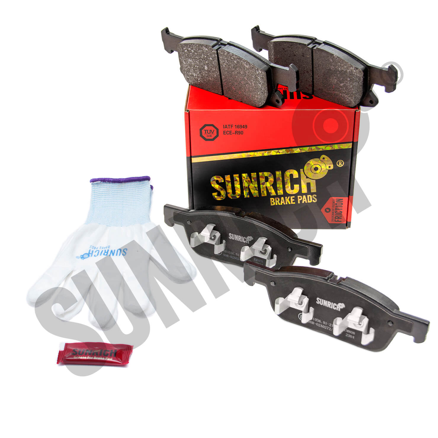 KLOCKI HAMULCOWE SUNRICH SR1036.01-2167